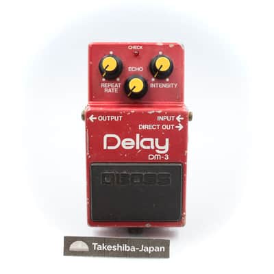 Boss DM-3 Delay 1984 Made in Japan ACA Vintage Guitar Effect Pedal 499400 image 1