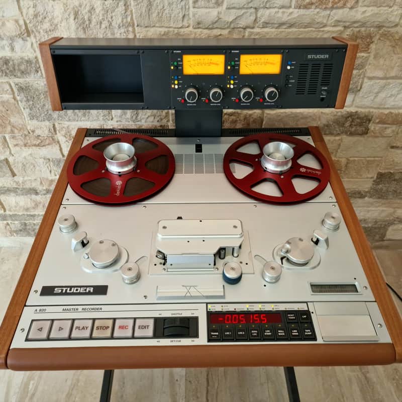 Studer A820 Master Recorder 1/4" 2-Track, Fully Restored to Top Condition