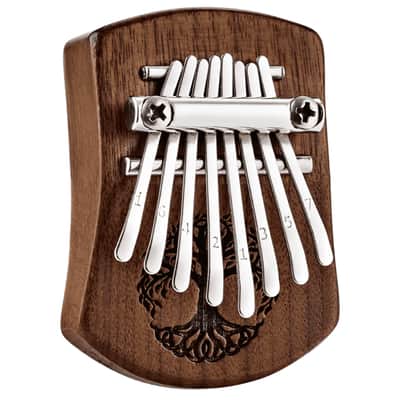 Meinl Sonic Energy Mini Kalimba C Major 8-Note Tree Of Life Symbol image 2