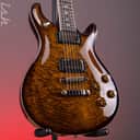 PRS McCarty 594 Mango Top Limited Edition Black Gold Burst (Natural Binding)