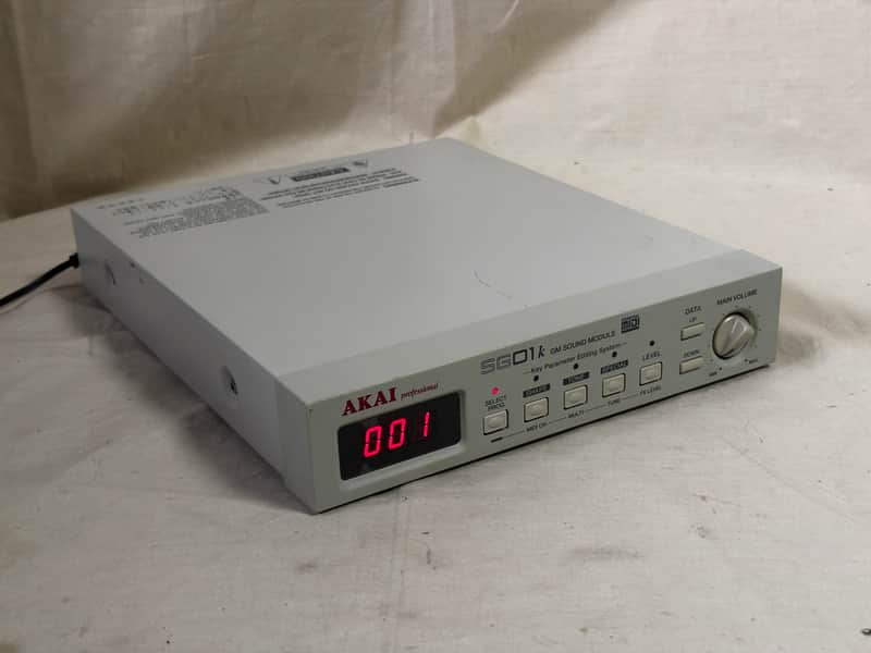 AKAI SG01k GM Sound Module New internal battery!! w/ power supply image 1