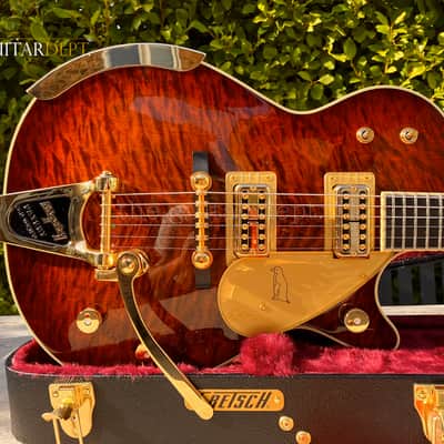 ✮AMAZING✮2023 Gretsch G-6134T GQM Limited Edition PENGUIN✮QUILT FORGE GLOW✮£3899 image 2