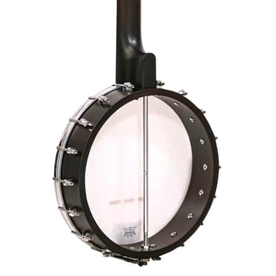 Gold Tone CC-50TR Short Scale Cripple Creek Maple Neck Travel Banjo with Gig Bag image 2