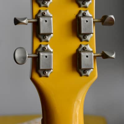 80’s Burny Japan Rock ’n Roll Version RTV-55 Les Paul Junior Double Cut in TV Yellow RARE Fernandes MIJ Japanese Vintage Lawsuit Fujigen JR DC Gibson image 16