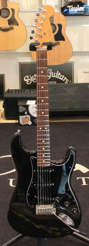 Fender American Standard Stratocaster Black RW USATO