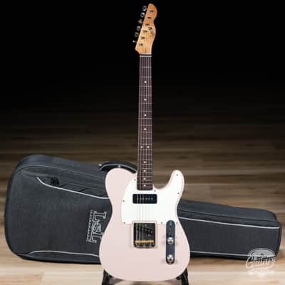 LsL Instruments T Bone ERA S/P90 Roasted Pine Body – Faded Shell Pink image 1