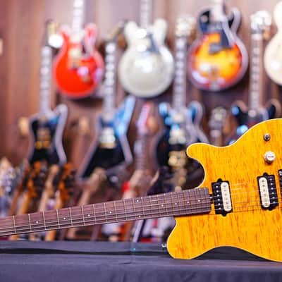 Ernie Ball Music Man Axis Translucent Gold image 5