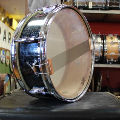 1960s Beverley 5x14 Snare Drum in Black Diamond Pearl image 10