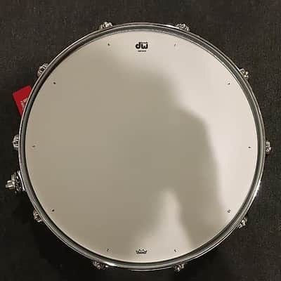 DW Collector's Series 5.5x14" Cast 3mm Aluminum Snare Drum w/ Chrome Hardware image 10