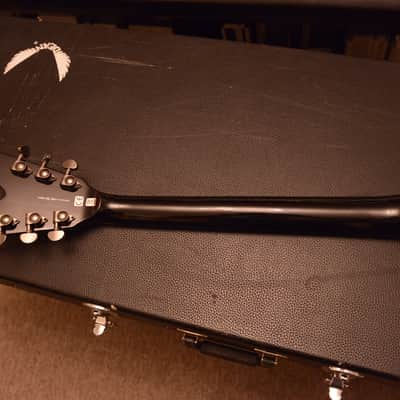Dean Dimebag Darrell Razorback Flying V Pantera Signature Dime Guitar Black Red Bevels + Hard Case image 21