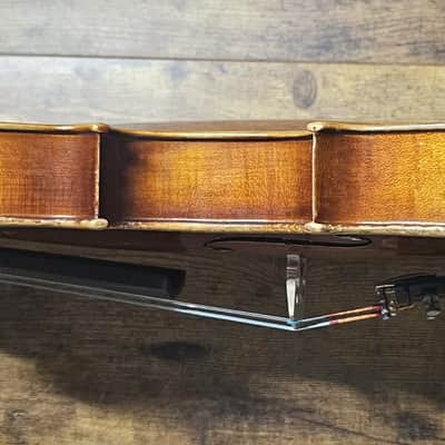 1969 |W. GER| E.R. Pfretzschner 4/4 Violin | Flamed Back | New Custom Bridge | New Zyex | New Bow image 4