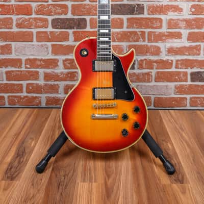 Gibson Les Paul Custom Plain Maple Top Cherry Sunburst 1981 w/OHSC (Refret) image 4