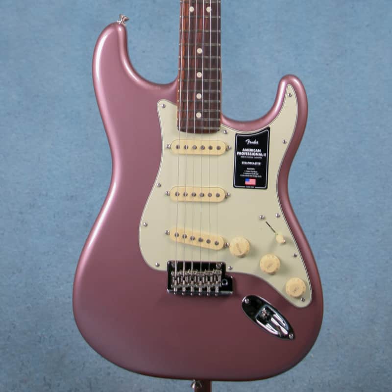 Fender DE American Professional II Stratocaster - Burgundy Mist Metallic - US240023330 - Clearance image 1