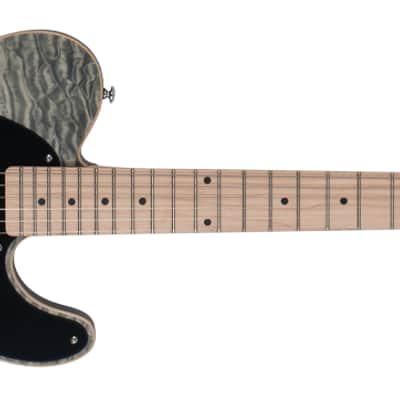 Michael Kelly 1955 Great 8 Boutique Mod, Black Wash, Quilt Maple Top, Swamp Ash Body image 2