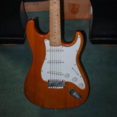 Johnson (by AXL) JS-800 Strat Natural wood image 2