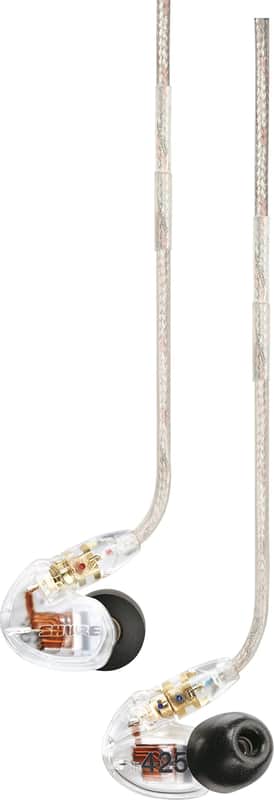 Shure SE425 Dual Driver In-Ear Monitors, Clear image 1
