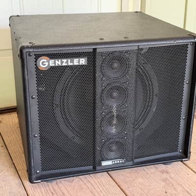 Genzler Amplification BA12-3-STR Bass Array 350-Watt 1x12" / 4x3" Straight Bass Speaker Cabinet 2020s - Black image 1