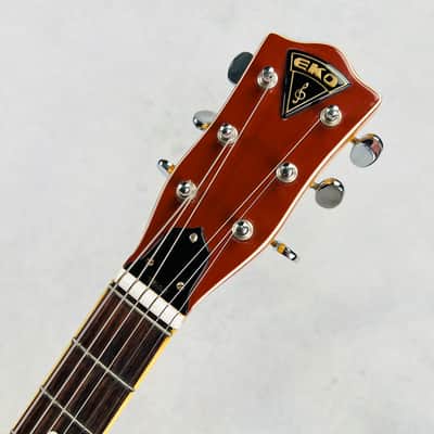 EKO Model 200 Hollow Body Guitar 1966 - Natural image 9