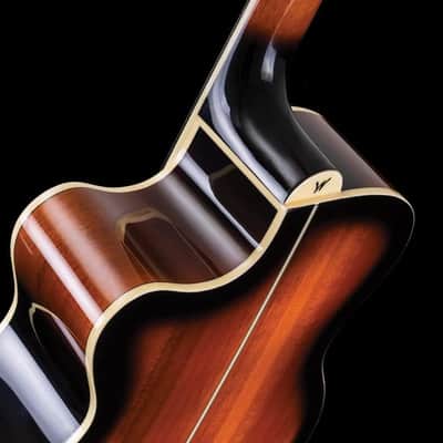 Washburn Festival EA15 Mini Jumbo Cutaway, Acoustic Electric Guitar, Tobacco Burst image 19