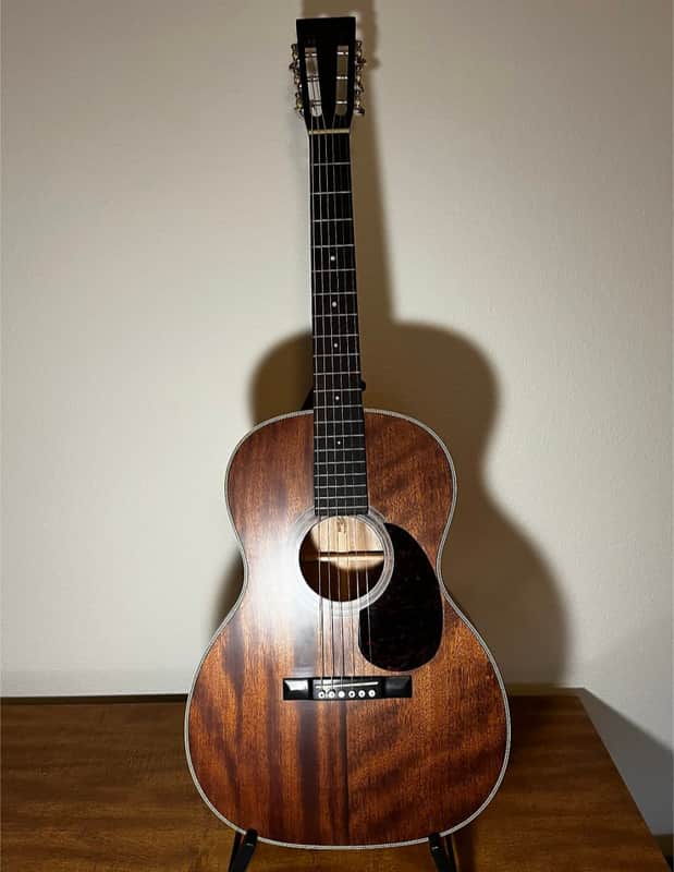 Recording King ROS-616 All Solid Mahogany 000 2010s - Matte Natural, Comes with Hardcase, K&K mini installed image 1