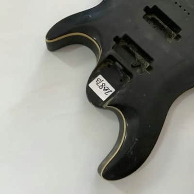 Black DIY Project HH Guitar Double Cutaway Body image 3