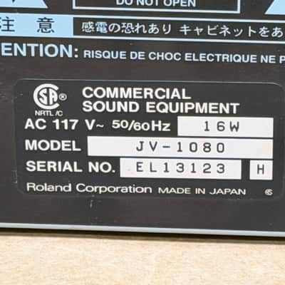 Roland JV-1080 Super JV 64-Voice Synthesizer Module - 4x SR-JV80 Expansion Slots - Good Condition image 12