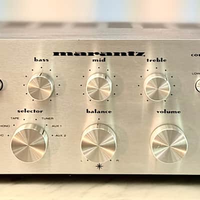 🎶✨ Marantz Model 1060 Integrated Stereo Amplifier | Selectively Serviced | Cleaned, Tested & Detailed | Classic Silver-Face Marantz image 3