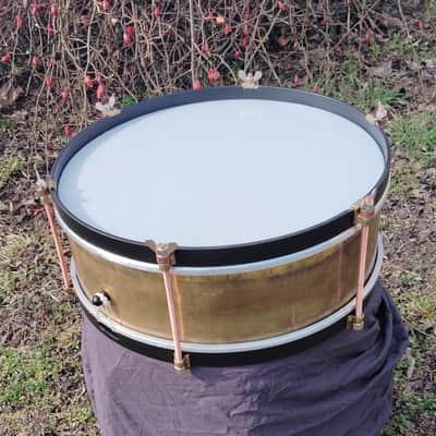 Restored Sonor Antik Vintage Marching Brass Snare from 50s image 10