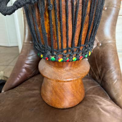Handcrafted African Djembe image 3
