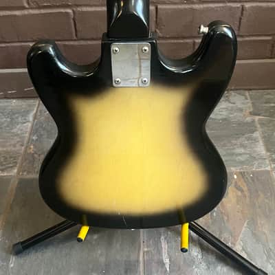 Teisco Gold Foil Electric Guitar & Case Barclay Sakai  1960’s - Sunburst image 8