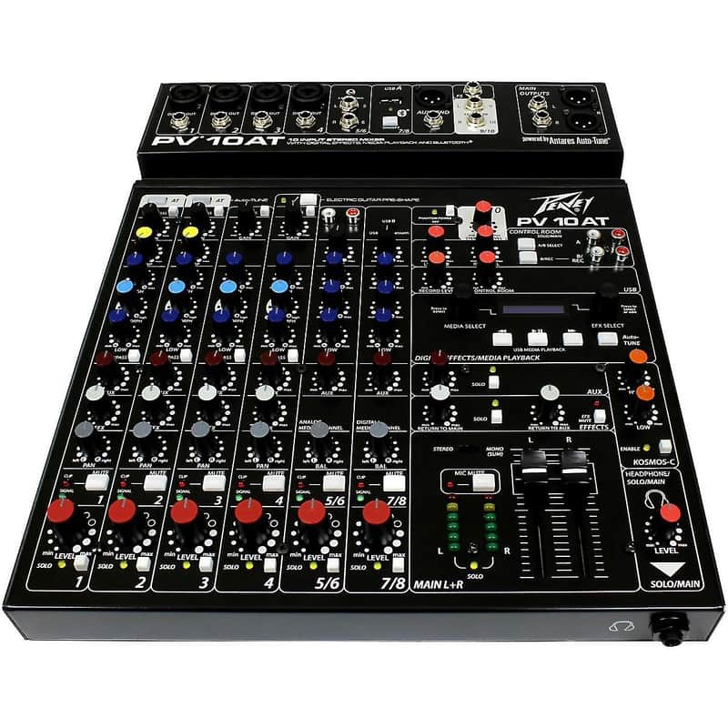 Peavey PV 10 AT 10 Channel Mixer with Autotune image 1