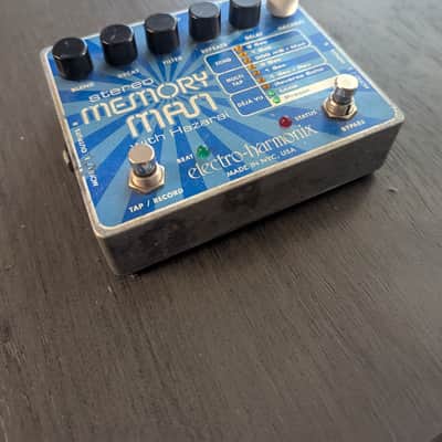 Electro-Harmonix Stereo Memory Man With Hazarai Digital Delay / Looper 2007 - Present - Blue image 1