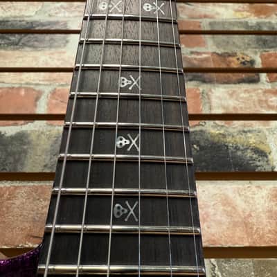 LTD Kirk Hammett KH-602 Purple Sparkle With Hard Case image 6