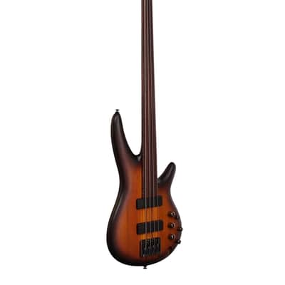 Ibanez SRF700 Portamento Fretless Bass Guitar Brown Burst image 8