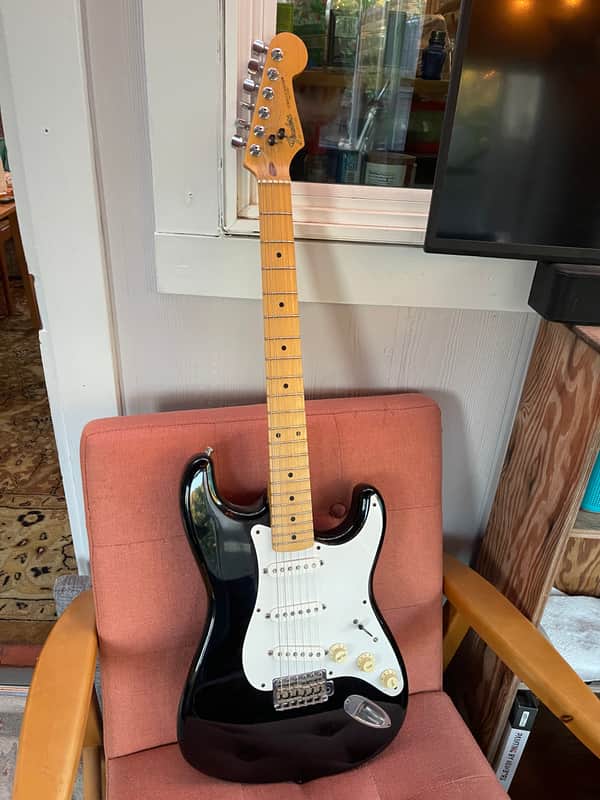 Vintage 1988 Fender Stratocaster Black MIJ Japan image 1