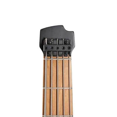 Cort SPACE5SDB Space 5 Poplar Burl Top Soft Maple Body 7pcs Roasted Maple, Walnut, Purple Heart & Maple Neck 5-String Bass Guitar w/Gig Bag image 10