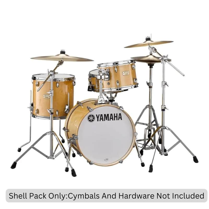 Yamaha Stage Custom Bop Kit, 3 Piece Shell with 18" Bass Drum Natural Wood image 1