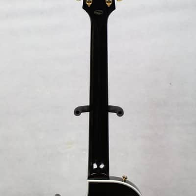 Epiphone Inspired By Gibson Custom Shop Les Paul Custom Electric Guitar, Ebony w/ Case image 7
