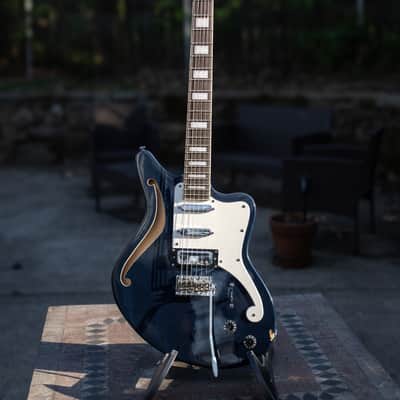 D'Angelico Premier Bedford SH (Modded) - Navy Blue image 8