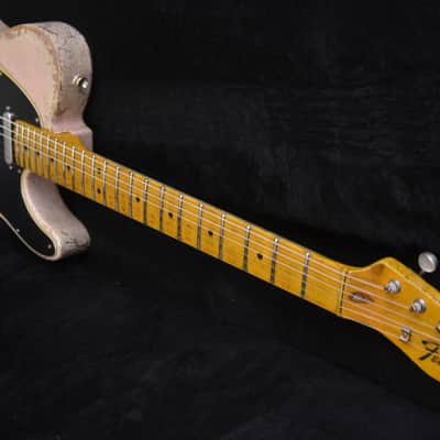 Fender American Telecaster Heavy Relic Nitro Shell Pink w/ Maple Neck image 4
