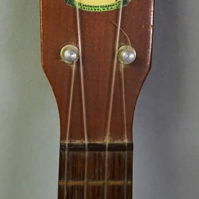 Harmony Vintage Soprano Ukulele  in Natural Mahogany image 5