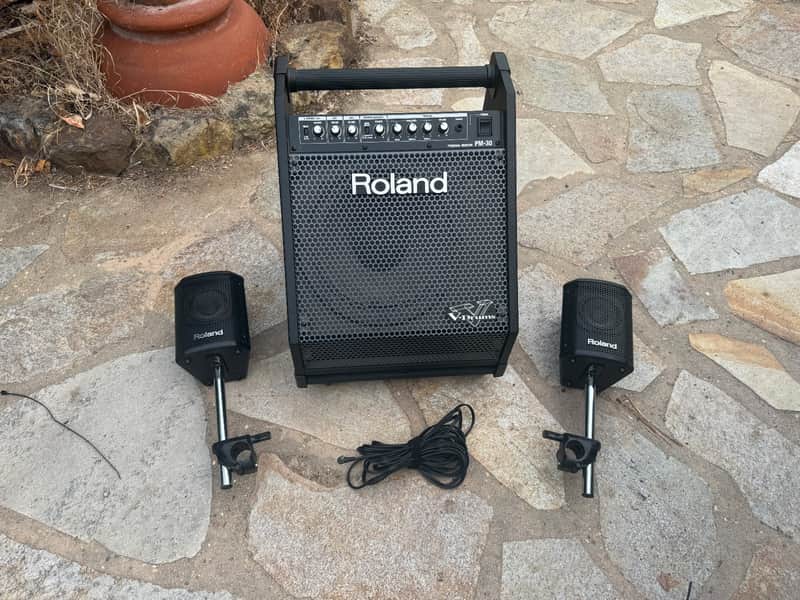 Roland PM-30 V-Drum Speaker System /Speaker Amp Amplifier Monitor