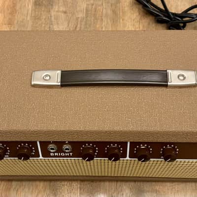 Hand Wired Clone of a Fender 6G3 "Brownface" Deluxe Head 20 Watts Premium Components image 3