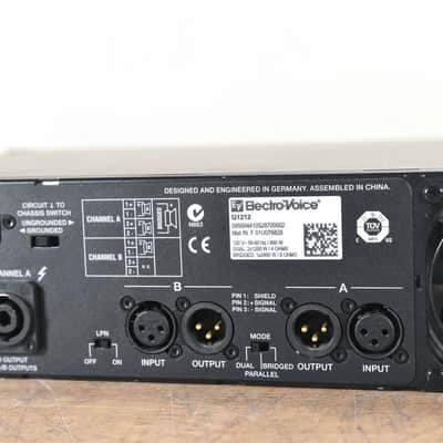 Electro-Voice (EV) Q1212 2-Channel Class-H Power Amplifier CG006LC