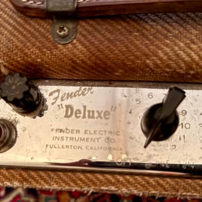 Fender Deluxe 5B3 Wide Panel 10-Watt 1x12" Guitar Combo 1953 - 1955 - Tweed image 5