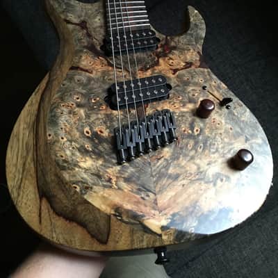 Kiesel Carvin Aries AM7 Multiscale New! 2016 Buckeye Burl image 15