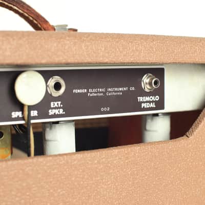 1962 Fender Princeton Brown Panel Vintage Pre-CBS Tube Amp image 7