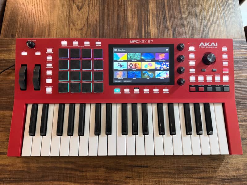 Akai MPC Key 37 Standalone Workstation Synthesizer 2024 - Present - Red image 1