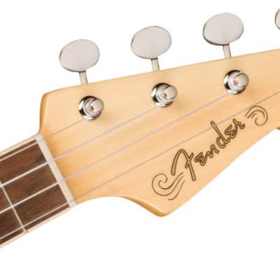 Fender Fullerton Strat Uke, Walnut Fingerboard, White Pickguard, Candy Apple Red imagen 4