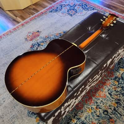 1989 Orville by Gibson Jumbo J-200 Acoustic-Electric - Sunburst image 11